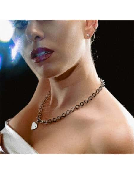 Collar para Mujer de Acero Con Colgante Corazón - Lotus LS2271/1/1