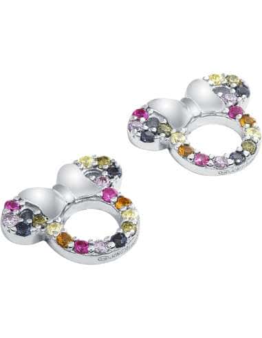 Pendientes para Niña de Plata con Forma de Minnie con Circonitas - Disney AG0009P1