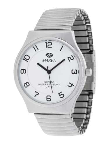 Reloj para Hombre con esfera blanca e índices negros - Marea B35274/1