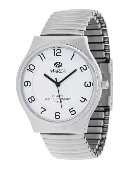 Reloj para Hombre con esfera blanca e índices negros - Marea B35274/1