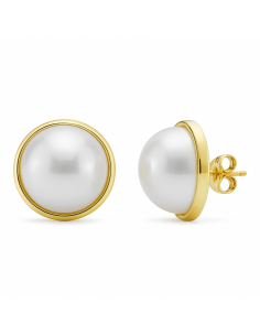 Pendientes para Mujer en Oro y Perla - Oro amarillo 18K
