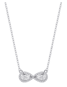 Collar para Mujer Infinito con Circonitas Plata de Ley - Lotus LP3896-1/1