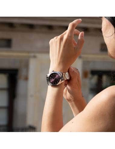 Reloj para Mujer Esfera Burdeos con Circonitas - Festina F16790/E
