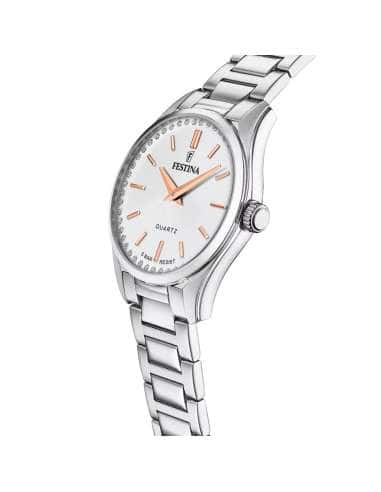 Reloj para Mujer con Esfera Plata y Circonitas - Festina F20583/1