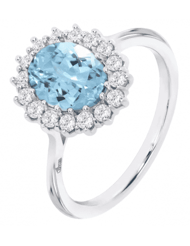 Anillo para Mujer rosetón con Circonitas Plata de Ley - Lotus LP3459-3/518