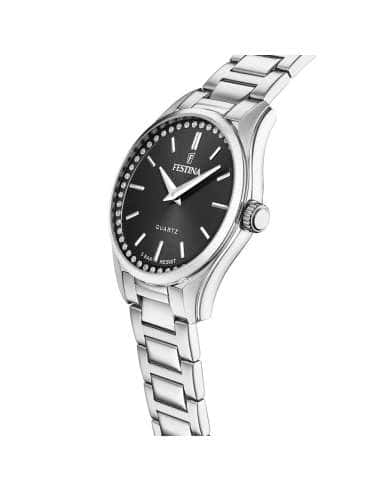 Reloj para Mujer  con Esfera negra y circonitas - Festina F20583/4