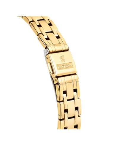 Reloj para Mujer Dorado con Esfera Plata y Circonitas - Festina F20601/H