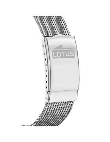 Reloj para Hombre Cronógrafo con Esfera Verde y Correa de Malla - Lotus 18637/2
