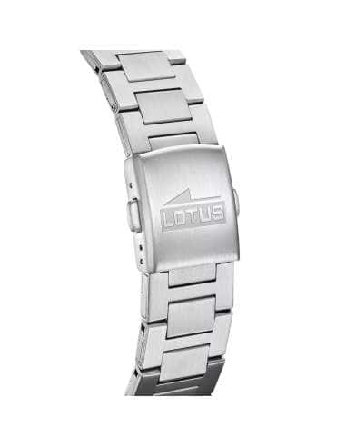 Reloj para Hombre  Esfera Plata y Correa de Acero - Lotus 18835/1