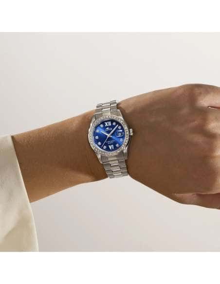 Reloj para Mujer Esfera Azul y circonitas con Correa de Acero - Lotus 18933/3