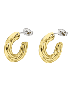 Pendientes para Mujer Bicolor Aros de Acero Dorado - Lotus LS2416/4/2
