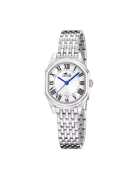 Reloj para Mujer Esfera Plateada y Correa de Acero - Lotus 19043/1