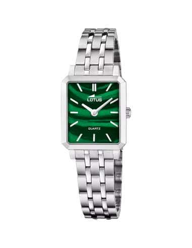 Pack Reloj y Complementos para Mujer 2Gether Esfera Verde con Pulsera de Regalo - Lotus 19008/4