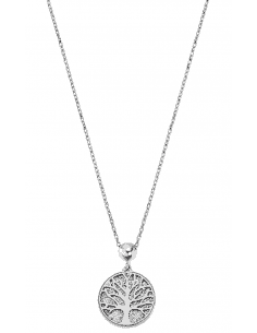 Collar para Mujer Arbol de la Vida con Circonitas Acero - Lotus LS2225/1/1