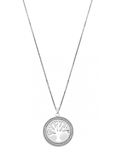 Collar para Mujer Arbol de la Vida de Acero - Lotus LS1869/1/1