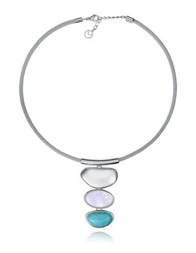 Collar para Mujer de Acero con Colgante Madreperla y Piedra Natural - Viceroy 14349C01000