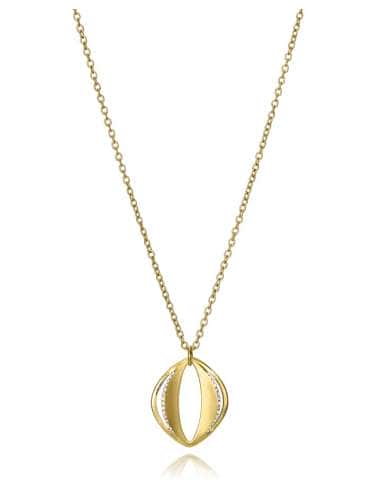 Collar para Mujer de Acero IP Dorado con Circonitas Blancas - Viceroy 15191C01012