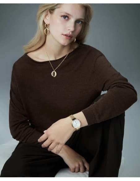 Collar para Mujer de Acero IP Dorado con Circonitas Blancas - Viceroy 15191C01012