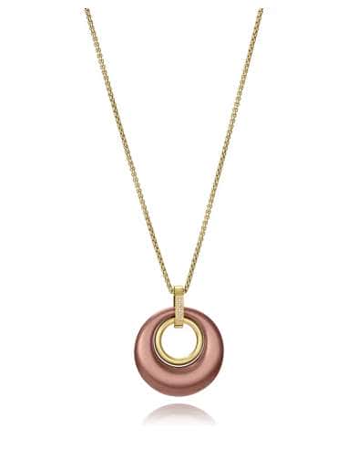 Collar para Mujer de Acero IP Marrón y Dorado con Circonitas - Viceroy 15198C01012