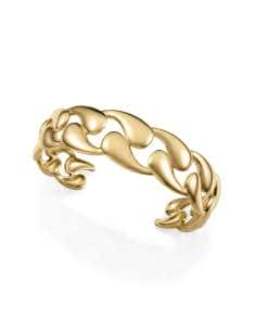 Pulsera Aro para Mujer de Acero Ip dorado rígida abierta diseño de eslabones - Viceroy 5416P01012