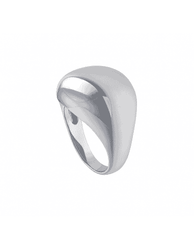 Anillo para Mujer de Plata Rodio Círculo Liso - Salvatore 268S0012/16