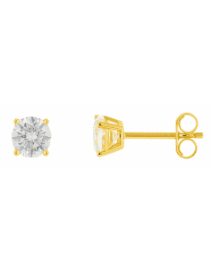 Pendientes para Mujer de Plata Chapada en Dorado - Salvatore 103A0115