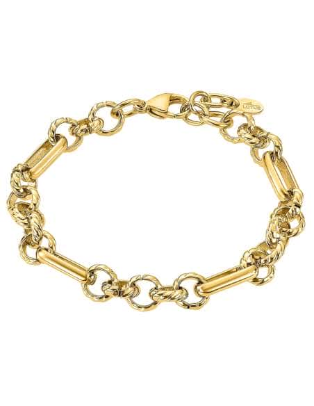 Pulsera para Mujer Eslabones de Acero Dorado - Lotus LS2579/2/2
