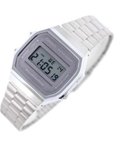 Reloj Unisex Colección Vintage Plateado - Casio A168WEM-7