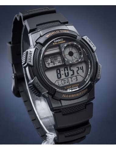 Reloj para Hombre de Acero Negro - Casio AE-1000W-1AVEF