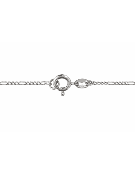 Cadena Fígaro 3x1 de Plata 925 con Cierre asa | Joyería Jiménez Santa Pola