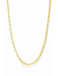 Cadena para Caballero Eslabón Ancla Forzada - Oro amarillo 18K