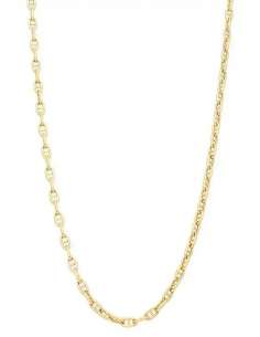 Cadena para Caballero Eslabón forzado Ancla - Oro amarillo 18K