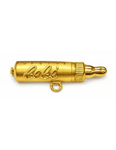 Alfiler Clásico con Motivo de Biberón – Oro Amarillo 18K