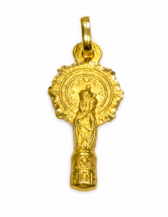 Medalla Virgen del Pilar - Oro Amarillo 18K