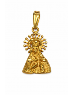 Medalla Virgen de los Desamparados - Oro amarillo 18K