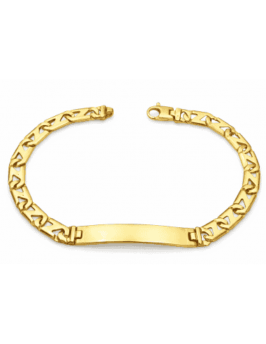 Esclava para caballero en oro - Oro Amarillo 18k