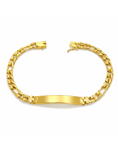 Esclava para caballero eslabón Programado - Oro Amarillo 18k