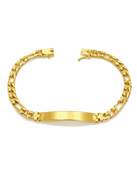 Esclava para caballero eslabón Programado - Oro Amarillo 18k