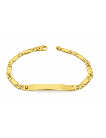 Esclava para caballero eslabón Programado en Oro - Oro Amarillo 18k