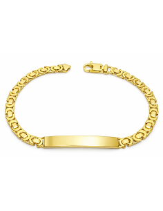 Esclava para caballero Eslabón de Multiple anillas  - Oro Amarillo 18K