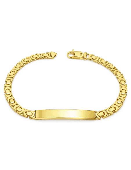Esclava para caballero Eslabón de Multiple anillas  - Oro Amarillo 18K