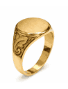 Sello de Oro para caballero Hueco- Oro Amarillo 18k