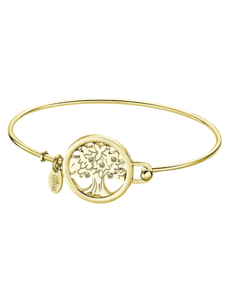 Pulsera para Mujer de Acero Dorado Árbol de la Vida - Lotus LS2119/2/3