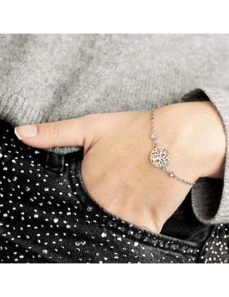 Pulsera para Mujer de Acero Arbol de la Vida - Lotus LS2600/2/1