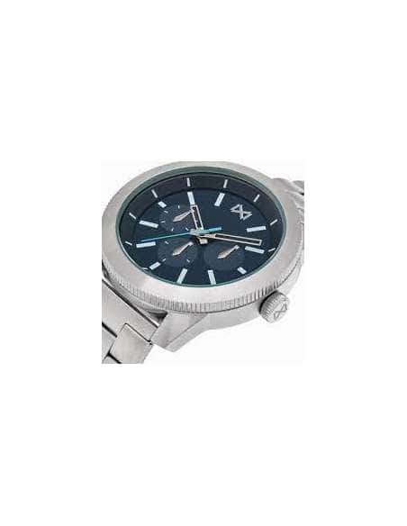 Reloj para Hombre Cronógrafo en Acero Plateado con Esfera Azul - Mark Maddox HM0101-37
