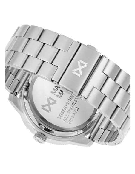Reloj para Hombre Cronógrafo en Acero Plateado con Esfera Azul - Mark Maddox HM0101-37