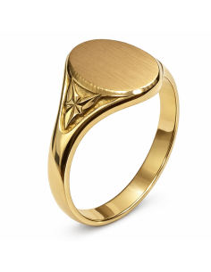 Sello Fino de Oro Cadete  Macizo - Oro Amarillo 18k