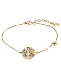 Pulsera para Mujer de Acero Dorado Árbol de la Vida - Lotus LS2225/2/5