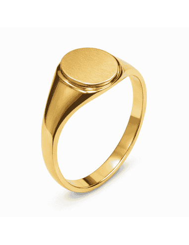 Sello Fino de Oro Cadete Macizo - Oro Amarillo 18k