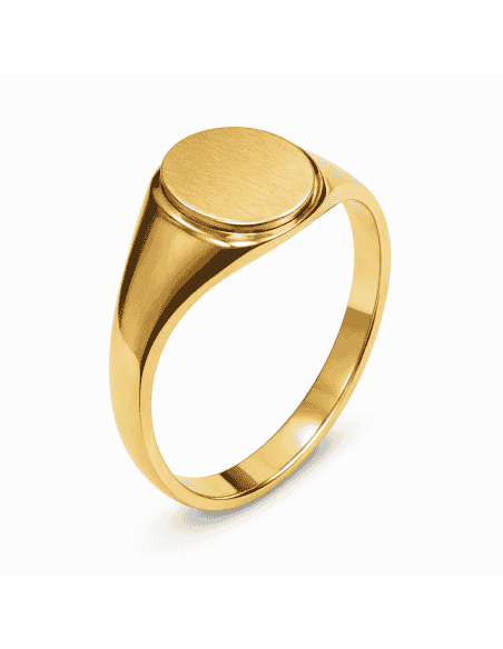 Sello Fino de Oro Cadete Macizo - Oro Amarillo 18k
